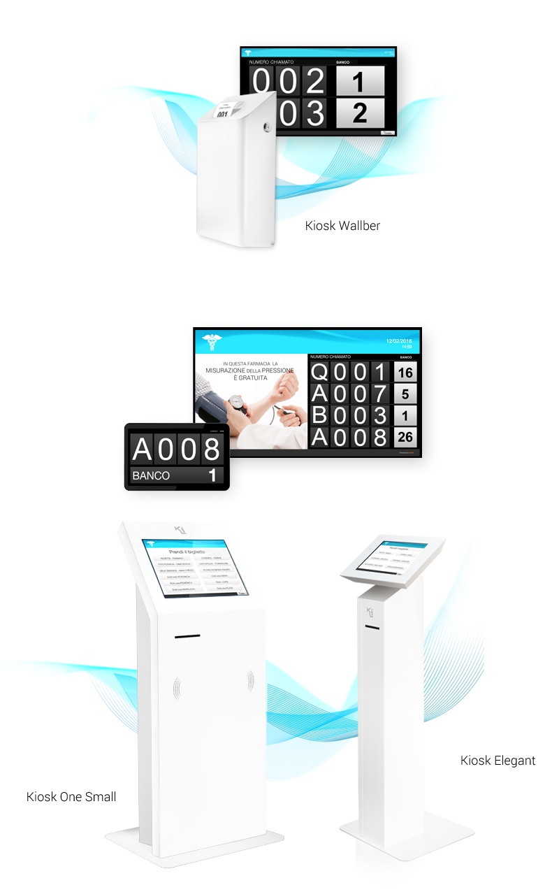 Totek Kiosk for queue management